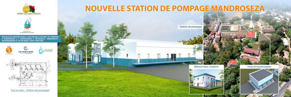 NOUVELLE STATION DE POMPAGE À MANDROSEZA