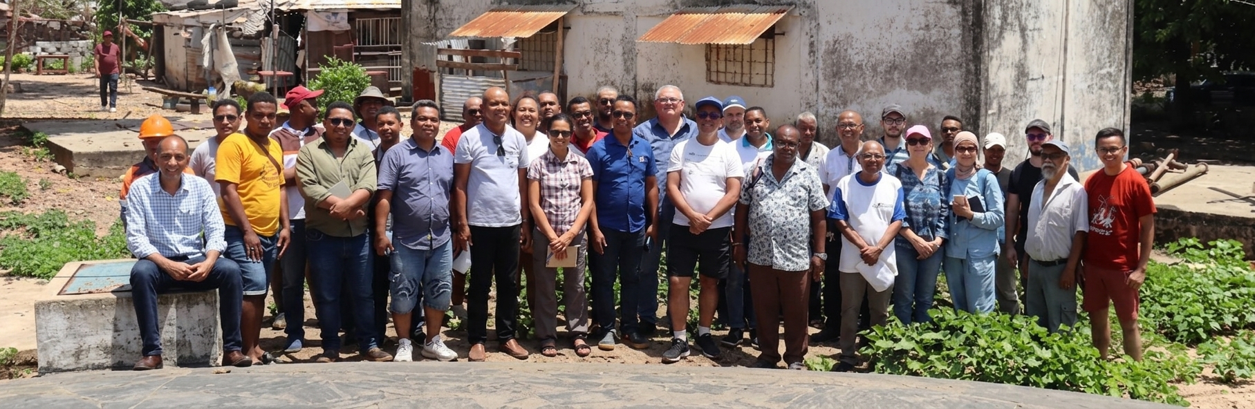 Visite sur terrain entrant dans le cadre de la validation des études APS de l'AEP de Mahajanga.